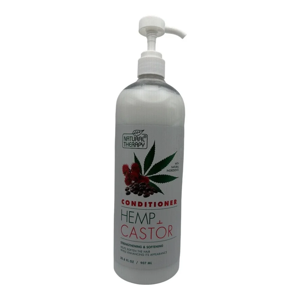 Natural Therapy Hemp Castor Hydrating Conditioner 30.6 fl oz Professional Size
